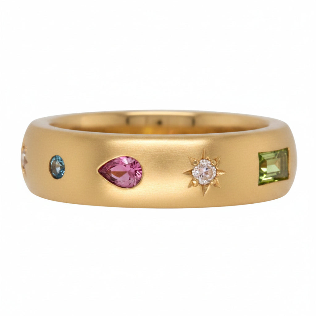 The Celeste Band in 9ct Yellow Gold