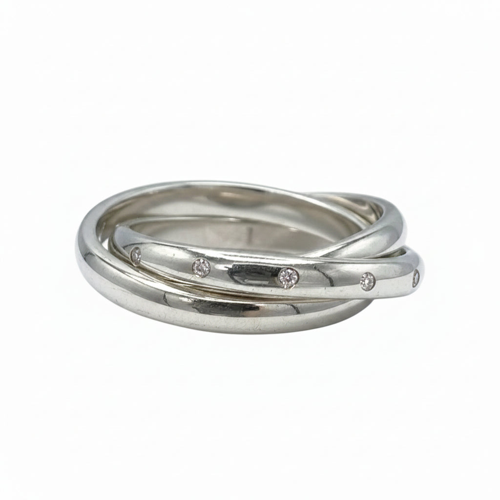 Russian Wedder Style Sterling Silver Ring