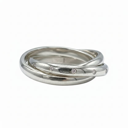 Russian Wedder Style Sterling Silver Ring