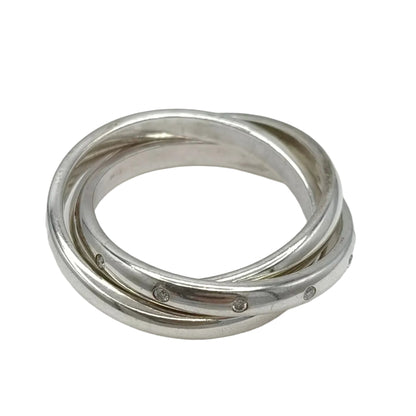 Russian Wedder Style Sterling Silver Ring