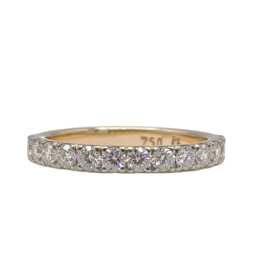 Aliesha - 18ct Yellow Gold and Platinum Wedding Ring