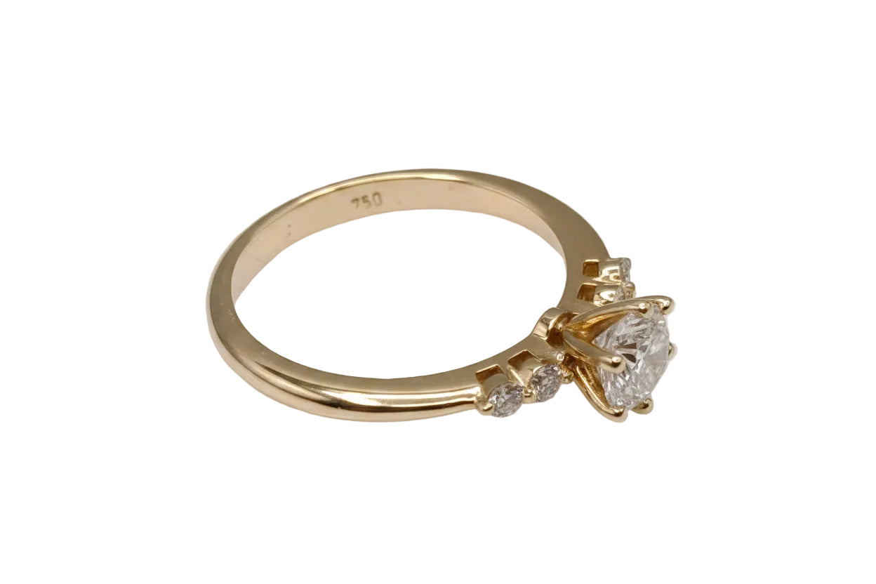 Shardee 18ct Yellow Gold Engagement Ring