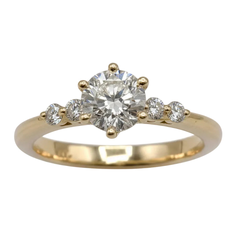 Shardee 18ct Yellow Gold Engagement Ring