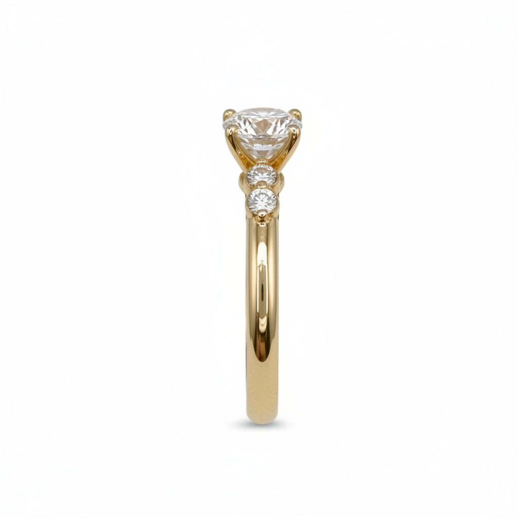 Shardee 18ct Yellow Gold Engagement Ring